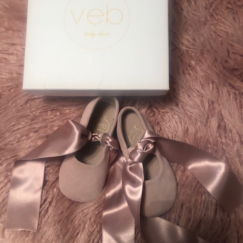 Petite Maison infant ballet shoes mauve